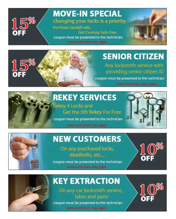 Pittsburgh Star Locksmith Pittsburgh, PA 412-387-9445 - coupon23-set-five